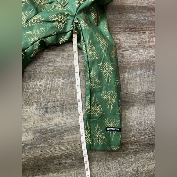 Suitmeister Holiday Snowflake Tree Blazer- Size Large - Picture 12 of 14